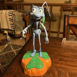 Vtg 90s Disney Pixar A Bug's Life Electronic Talking Flik Room Guard Toy Tested